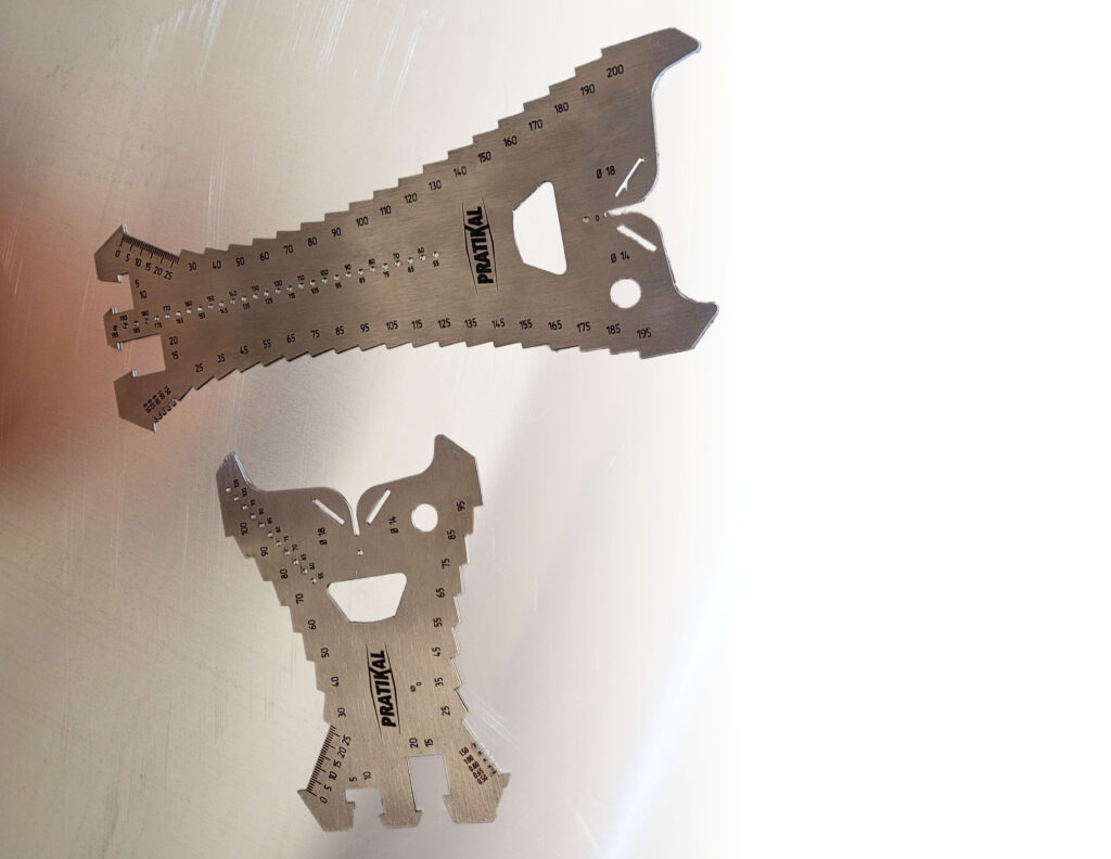 La tracette à zinc possède deux tailles différentes.