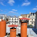 Chapeaux pare pluie coloris brun cuivré.